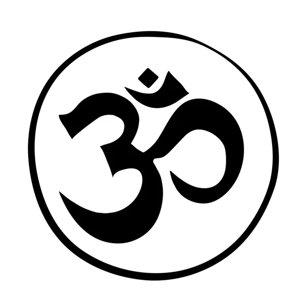 Традиционный индийский символ om — стоковый вектор
