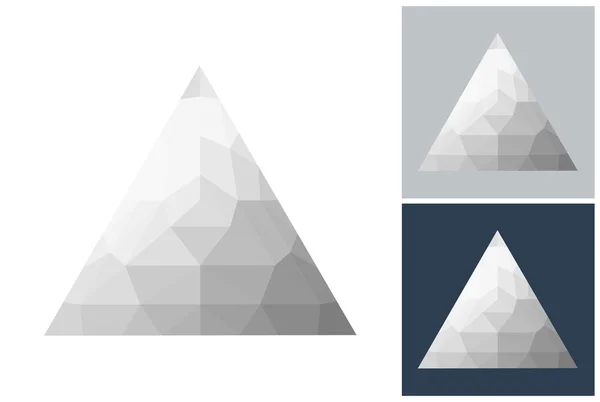 Pyramide à faible poly style — Image vectorielle