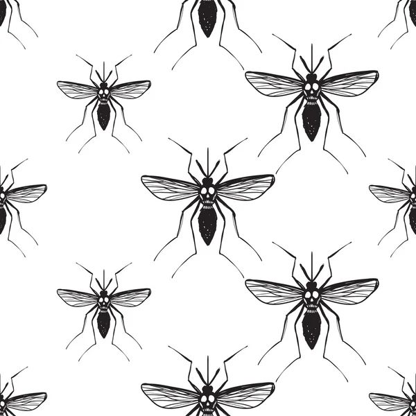 Patrón del virus del Zika — Vector de stock