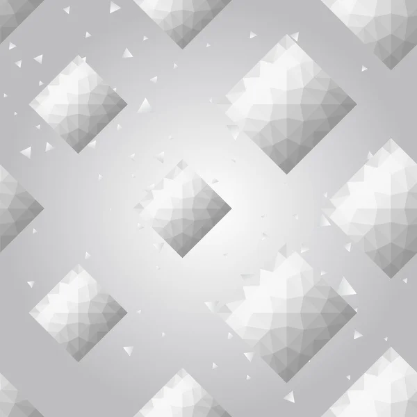 Срібні rhombus візерунком — стоковий вектор