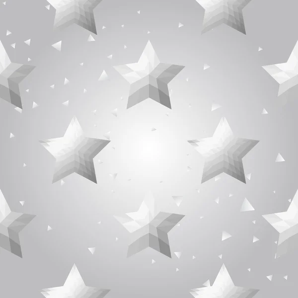 Silver stars background — Stock Vector