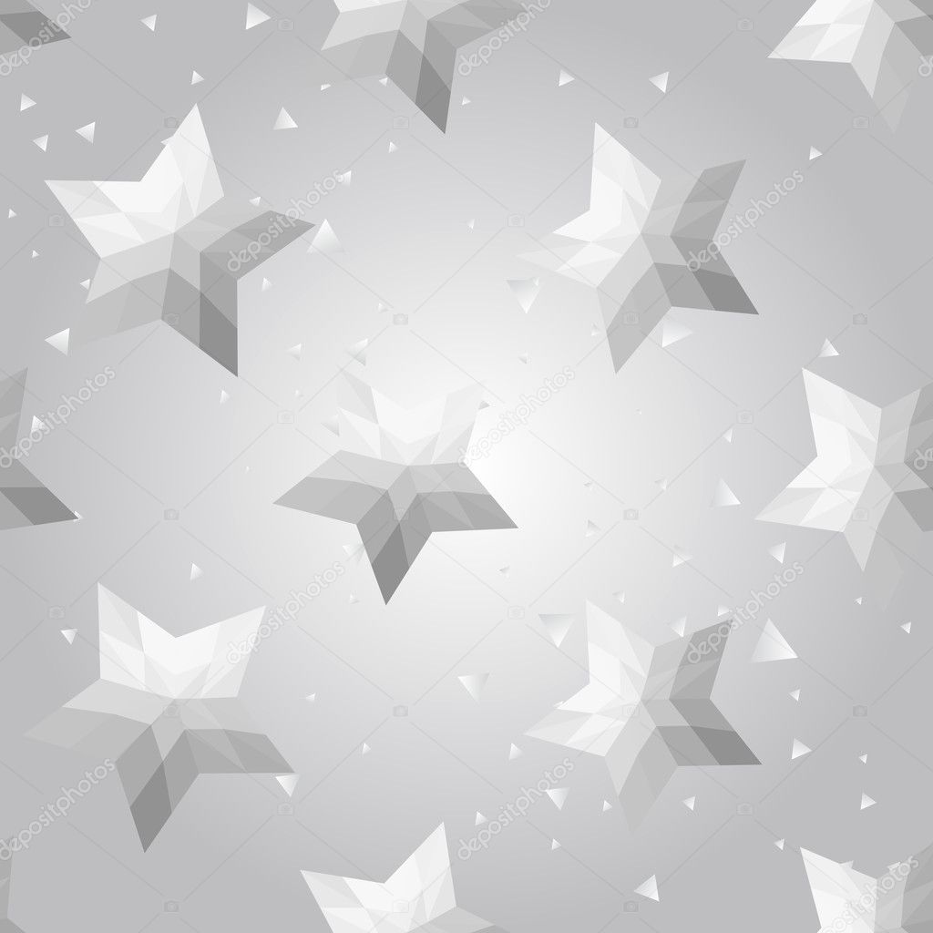 Silver stars background,vector illustration