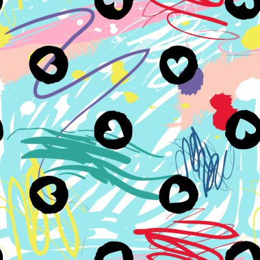 Kalpli pürüzsüz desen.