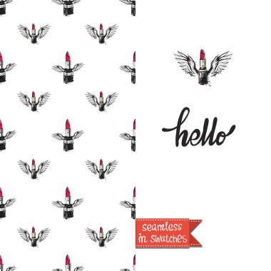 ruj Melek kanatları üzerinde uçan ile kart