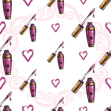 moda renkli sıvı ruj desen