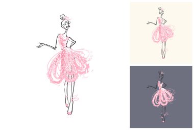 Moda düğün arka plan ile gelin