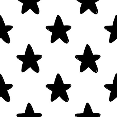 yıldız işareti desen el çekilmiş