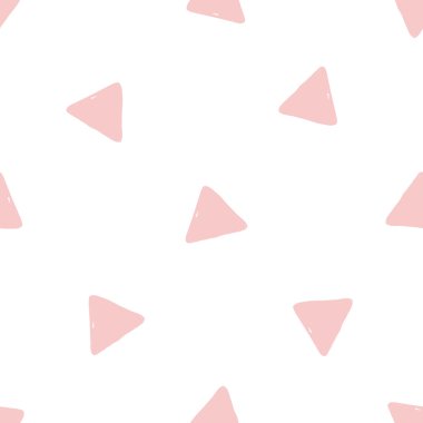 el çizilmiş üçgenler deseni