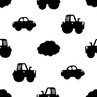  bulutlar ile çocuklar sorunsuz desen