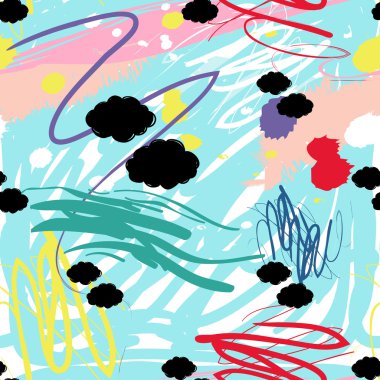 Modern çocuklar seamless modeli