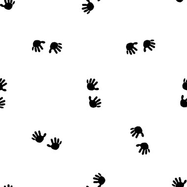 sorunsuz siyah el izi desen