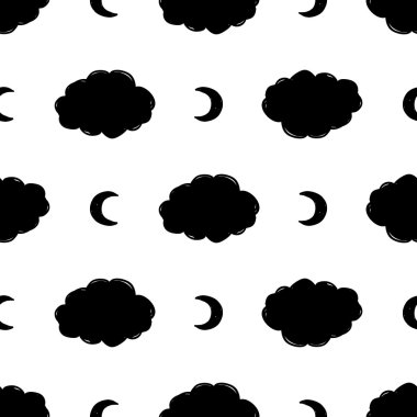  bulutlar ile çocuklar sorunsuz desen