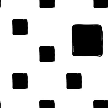 Modern çocuklar b&w seamless modeli.