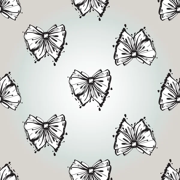 귀여운 우아한 나비 패턴 — 스톡 벡터