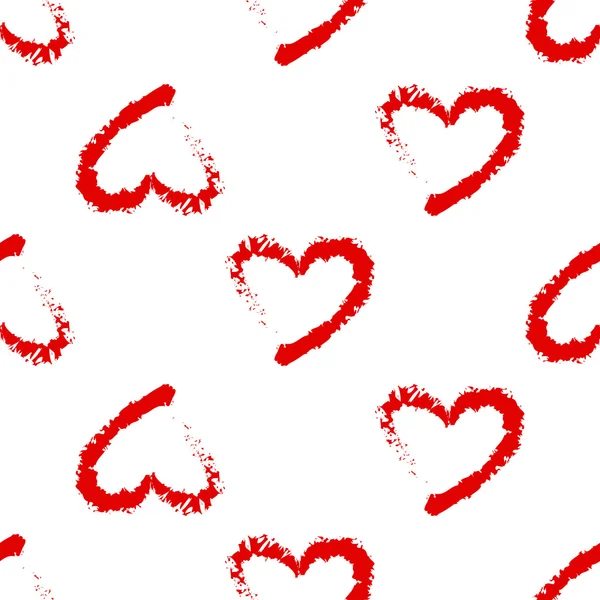 Seamless pattern with hearts. — Stock Vector