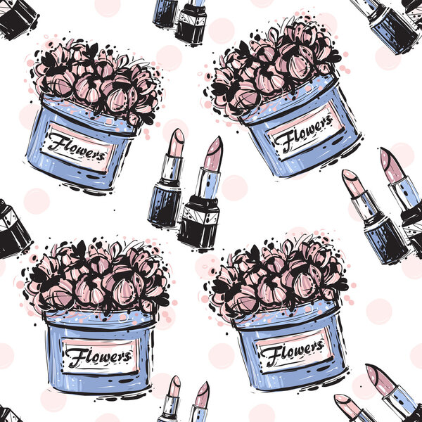 модные женские аксессуары с узором
