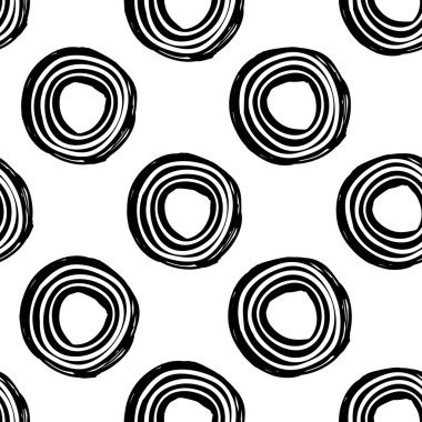 Modern çocuklar b&w seamless modeli.