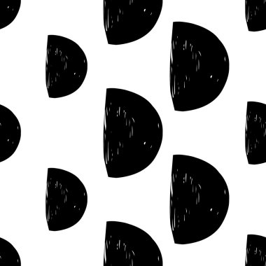 Modern çocuklar b&w seamless modeli