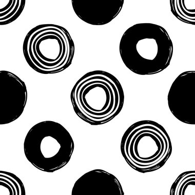 Modern çocuklar b&w seamless modeli