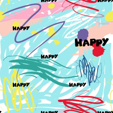 Modern çocuklar seamless modeli 