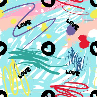 Modern çocuklar seamless modeli 