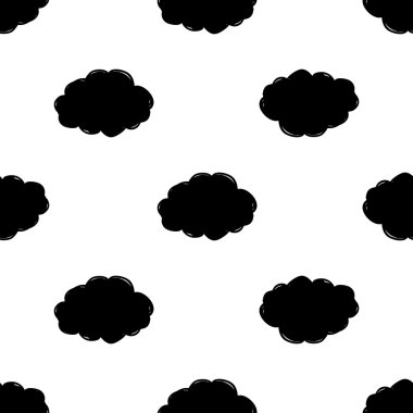  bulutlar ile çocuklar sorunsuz desen