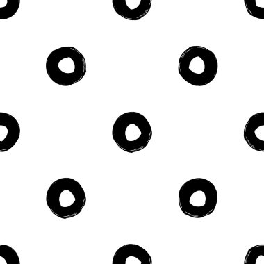 Modern çocuklar b&w seamless modeli