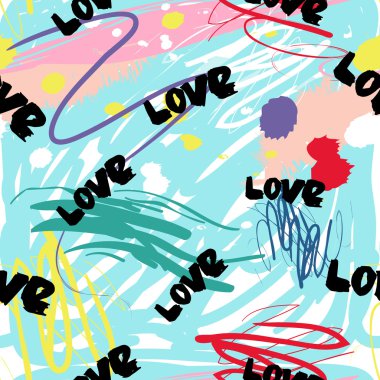 Modern çocuklar seamless modeli 