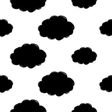  bulutlar ile çocuklar sorunsuz desen