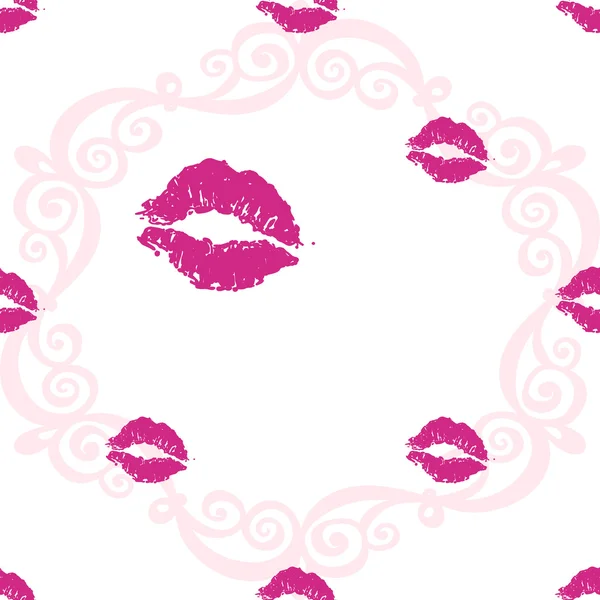 Trendy kleurrijke lippenstift patroon — Stockvector