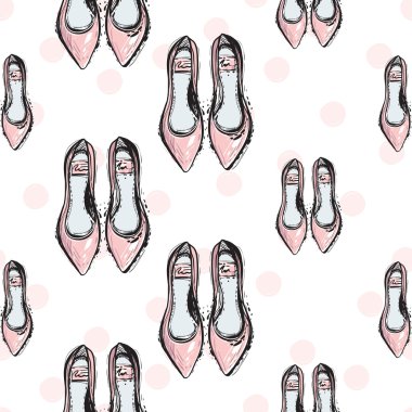  moda düz ayakkabı ile desen