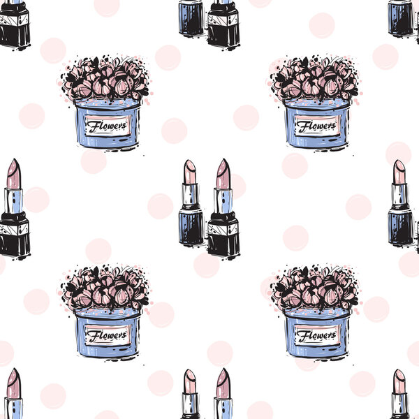 милые цветочные горшки с рисунком цветов
