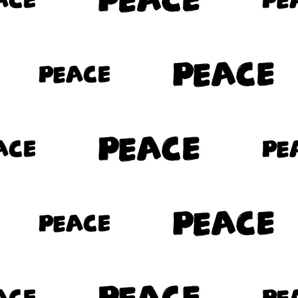 Barış işareti ile modern çocuk desen — Stok Vektör