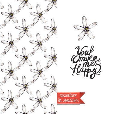 tropikal çiçeklerle tebrik kartı