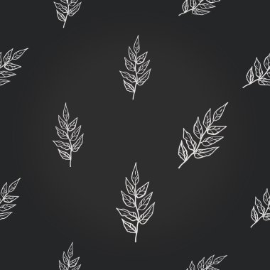 Ağaç dalı ile Vintage dikişsiz desen.