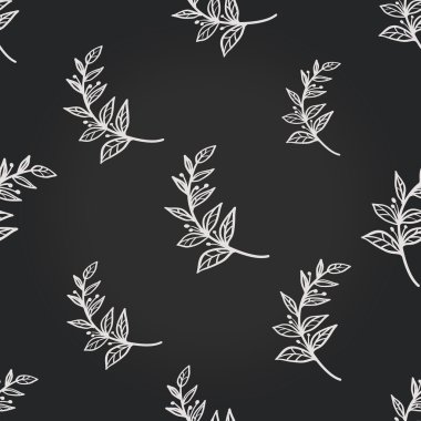 soyut yaprağı deseni