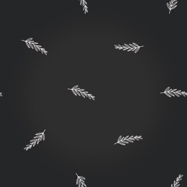 soyut yaprağı deseni