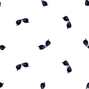 siyah güneş gözlüğü ile desen