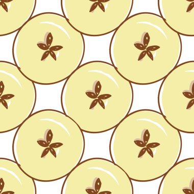 desen elma dilimleri ile 