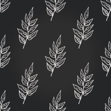 Ağaç dalı ile Vintage dikişsiz desen.