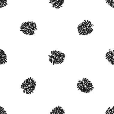 Palmiye yaprağı ile Vintage desen