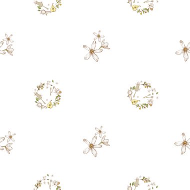 Menü ve çatal bıçak takımı seamless modeli