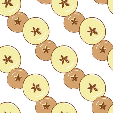 desen elma dilimleri ile 