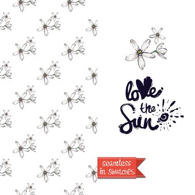 tropikal çiçeklerle tebrik kartı