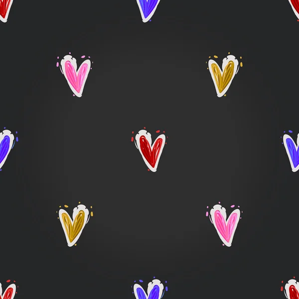 Corazón patrón abstracto — Archivo Imágenes Vectoriales