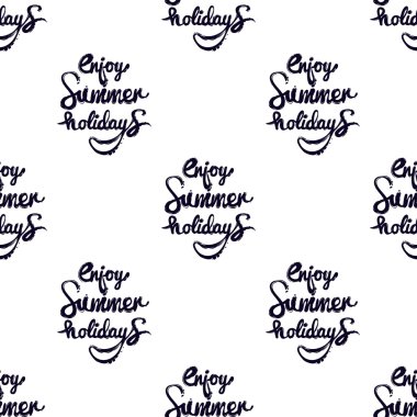 yaz tatil seamless modeli keyfini çıkarın