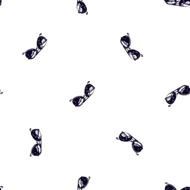 siyah güneş gözlüğü ile desen