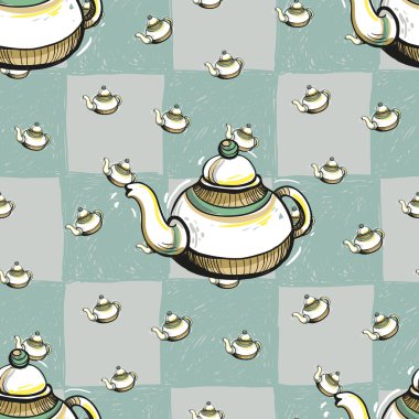 Çay saati seamless modeli