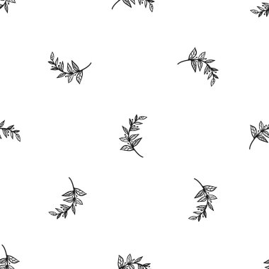 soyut yaprağı deseni