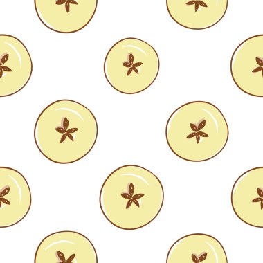 desen elma dilimleri ile 